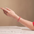 Red | .925 Sterling Silver | Firefly Glass Evil Eye Bracelet